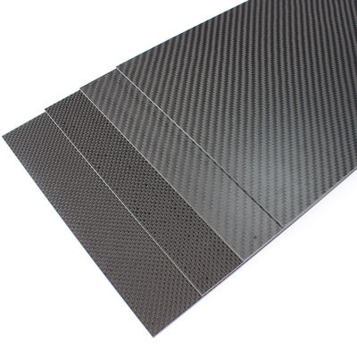 मोटी 10 मिमी 5 मिमी 3 मिमी कार्बन फाइबर प्लेट 3k Twill Weave For Rc हेलीकॉप्टर Quadcopter Multicopter