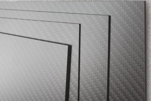 गर्म प्रेस 1 मिमी 1.5 मिमी 2 मिमी 3 मिमी 4 मिमी 3K Twill चमकदार कार्बन फाइबर बोर्ड