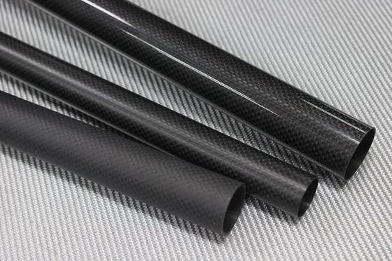 कम वजन छोटे ओडी गोल कार्बन फाइबर ट्यूब 6mm 7mm 8mm 10mm 12mm 13mm