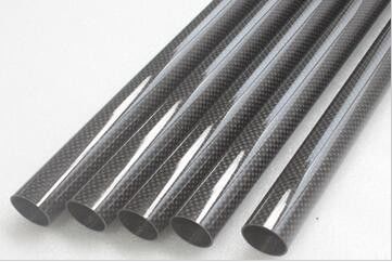 3K सादा मैट या चमकदार कार्बन फाइबर पाइप 26mm 27mm 28mm 29mm 30mm 3 4 इंच 3 इंच
