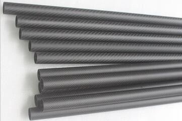 3K सादा मैट या चमकदार कार्बन फाइबर पाइप 26mm 27mm 28mm 29mm 30mm 3 4 इंच 3 इंच