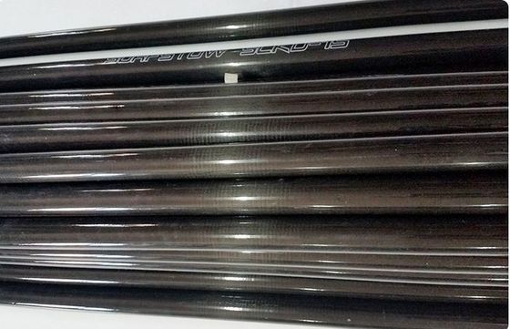1.5&quot; 1 2&quot; आईडी/ओडी अनुकूलित उच्च तापमान कार्बन फाइबर ट्यूब 1000mm 500mm 330mm लंबाई में